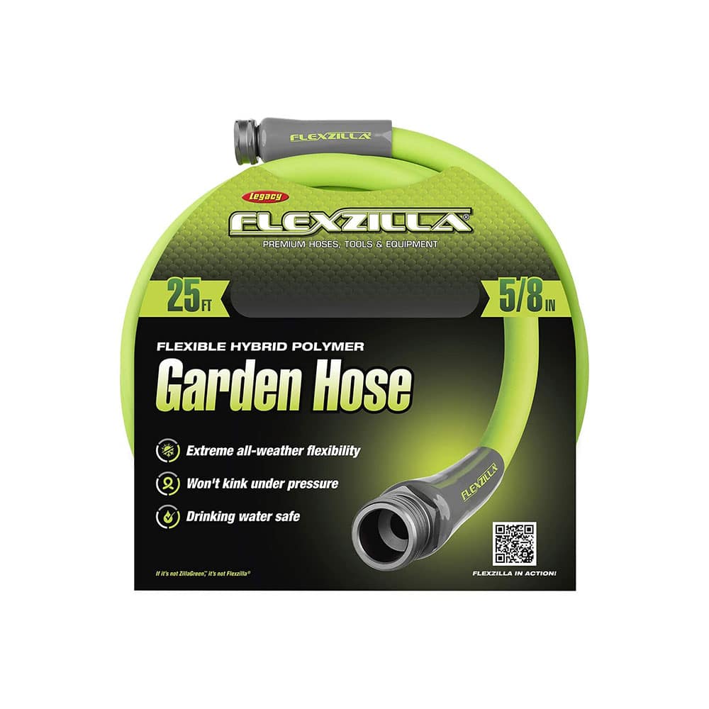 Flexzilla 5/8 In x 25 Ft L Drinking Water Safe Garden Hose with Dia 