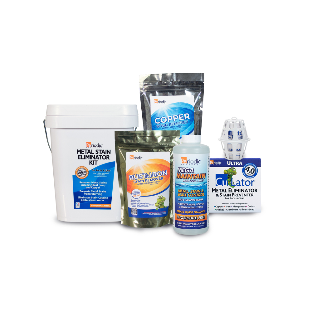 Metal Stain Eliminator Kit for Pools and Spas by Periodic Products