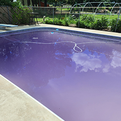 Cloudy Purple Pool Water DIY Solution